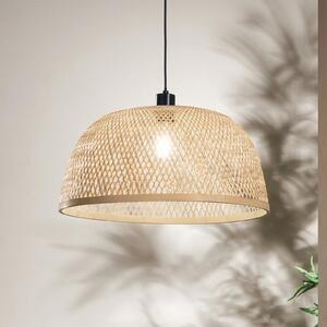 Luce Ambiente Design Visoka svetilka Bamboo, rjava, Ø 48 cm, bambus, zatemnjen, Rjava / rjasta, Dnevna soba / jedilnica, Bambus