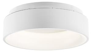 Luce Ambiente Design LED stropna svetilka Noah, bela, Ø 45 cm, kovina, CCT, Bela, Dnevna soba / jedilnica, Sodobni