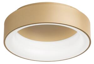 Luce Ambiente Design LED stropna svetilka Noah, zlata barva, Ø 45 cm, kovina, CCT, Zlata / medeninasta, Dnevna soba / jedilnica, Sodobni