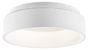 Luce Ambiente Design LED stropna svetilka Noah, bela, Ø 60 cm, kovina, CCT, Bela, Dnevna soba / jedilnica, Sodobni