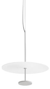 Linea Light LED viseča svetilka Stilo_P, bela, Ø 35 cm, IP40, zatemnjen, Bela, Dnevna soba / jedilnica, Aluminij, Sodobni