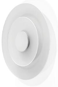 Linea Light LED stenska svetilka Joint_W, okrogla, Ø 55 cm, bela, kovina, zatemnjen, Bela, Dnevna soba / jedilnica, Kovina, Sodobni