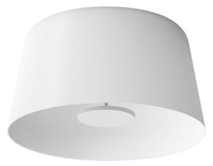 Linea Light LED stropna svetilka Delfi_S, bela, Ø 45 cm, kovina, zatemnjen, Bela, Dnevna soba / jedilnica, Aluminij, Sodobni