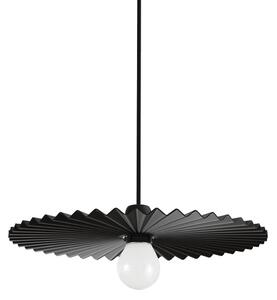 Linea Light Visoka svetilka Doge_P, črna, kovina, Ø 39 cm, E27, zatemnjen, Črna, Dnevna soba / jedilnica, Aluminij, Sodobni
