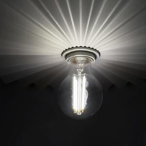 Linea Light Visoka svetilka Doge_P, bela, kovina, Ø 39 cm, E27, zatemnjen, Bela, Dnevna soba / jedilnica, Aluminij, Sodobni