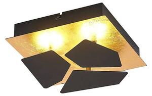 LindbyLindby - Sorea LED Stropna Svetilka Black/Gold Lindby