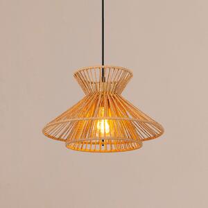 Lucide Visoka svetilka Tasman, Ø 32 cm, naravna barva, papir, zatemnjen, Bež, Dnevna soba / jedilnica, Papir / karton, Skandinavski