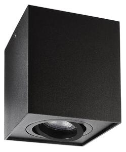 Deko-Light Stropna svetilka Bengala, pravokotna, črna, aluminij, GU10, vrtljiva, zatemnjen, Črna, Dnevna soba / jedilnica, Aluminij, Sodobni