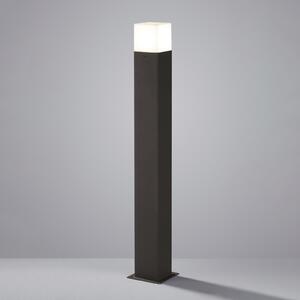 Trio Lighting LED-svetilka HUDSON, antracitna, višina 80 cm, kovina, IP44, Črna, Aluminij, Sodobni