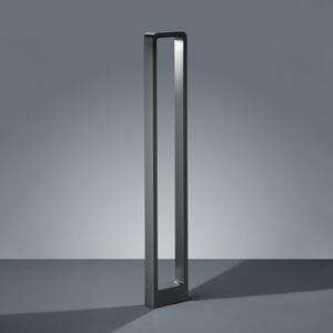 Trio Lighting LED-svetilka RENO, antracitna, višina 100 cm, kovina, IP54, Črna, Aluminij, Sodobni