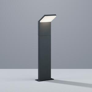 Trio Lighting LED-svetilka PEARL, višina 50 cm, antracitna, kovinska, IP54, Črna, Aluminij, Sodobni