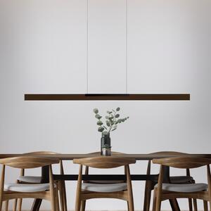 BOPP Bopp LED viseča svetilka Nano 2.0, dolžina 140 cm, bronasta/črna, zatemnjen, Bronasta / starinska medenina, Dnevna soba / jedilnica, Aluminij, Sodobni