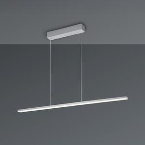 BOPP Bopp LED viseča svetilka Baseline 2.0, aluminij, dolžina 119 cm, zatemnjen, Kovinska, Dnevna soba / jedilnica, Aluminij, Sodobni