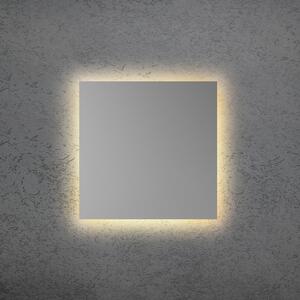 Escale LED stenska svetilka BLADE Q, mat srebrna, 34 x cm, kovinska dim, zatemnjen, Kovinska, Dnevna soba / jedilnica, Aluminij, Sodobni