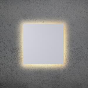 Escale LED stenska svetilka BLADE Q, bela, 34 x cm, kovina, z možnostjo zatemnitve, zatemnjen, Bela, Dnevna soba / jedilnica, Aluminij, Sodobni