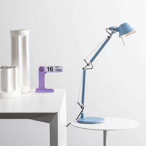 Artemide namizna svetilka Tolomeo Micro, svetlo modra, Modra, Študija / pisarna, Kovina, Dizajn