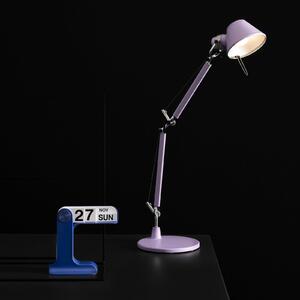 Artemide namizna svetilka Tolomeo Micro, sivolila, Vijolična, Študija / pisarna, Kovina, Dizajn
