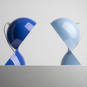 Artemide namizna svetilka Dalú, svetlo modra, višina 26 cm, plastika, Modra, Dnevna soba / jedilnica, Plastika, Dizajn