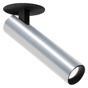 Wever & Ducré Lighting WEVER DUCRÉ LED-Spot Match 1.0 Polvgradna aluminijasta 2.700 K, Kovinska, Dnevna soba / jedilnica, Aluminij, Sodobni