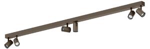Wever & Ducré Lighting WEVER & DUCRÉ LED stropni reflektor Ceno 6.0, bronast, 2.700 K, zatemnjen, Bronasta / starinska medenina, Dnevna soba / jedilnica, Sodobni