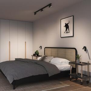 Wever & Ducré Lighting WEVER DUCRÉ LED stropni reflektor Ceno 6.0, črn, 2.700 K, zatemnjen, Črna, Dnevna soba / jedilnica, Sodobni