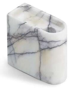 NorthernNorthern - Monolith Candle Holder Low Mixed White Marble Northern