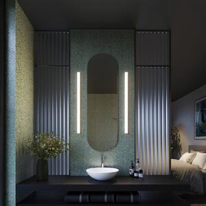 Wever & Ducré Lighting WEVER DUCRÉ LED stenska svetilka Mirba 3.0 črna/bela 91 cm IP44, Bela, Kopalnica, Plastika