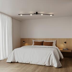 Wever & Ducré Lighting WEVER DUCRÉ LED stropna svetilka Perlez Spin 1.0 črna 927, zatemnjen, Črna, Dnevna soba / jedilnica, Aluminij, Sodobni