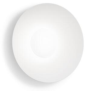 Wever & Ducré Lighting WEVER DUCRÉ LED stenska svetilka Clea 1.0 bela Ø 35 cm 2700 K, zatemnjen, Bela, Dnevna soba / jedilnica, Aluminij