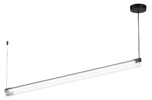 Wever & Ducré Lighting WEVER DUCRÉ LED viseča svetilka Finelle 1.0 črna 2700K dim, zatemnjen, Črna, Dnevna soba / jedilnica, Steklo, Sodobni