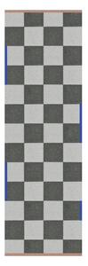 Temno zelen/kremno bel pralen tekač 77x242 cm Square – Mette Ditmer Denmark
