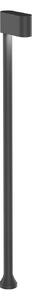 Wever & Ducré Lighting WEVER DUCRÉ LED-svetilka za pot Kiosk 1.1 antracit višina 65 cm, zatemnjen, Siva, Aluminij, Zunanji reflektorji / zemeljski trn