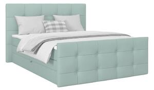 Modern Living Postelja Boxspring Josie-c, Žadasto Zelena, 160x200