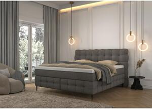 Premium Living Postelja Boxspring Scarlett, Temno Siva, 160x200