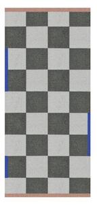 Temno zelena/kremno bela pralna preproga 70x150 cm Square – Mette Ditmer Denmark