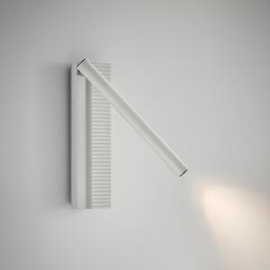 Bover LED stenska svetilka Arid A/02 bela, aluminij, 2700 K, Bela, Dnevna soba / jedilnica, Aluminij, Dizajn, Stenski reflektor