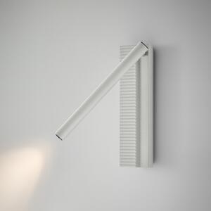 Bover LED stenska svetilka Arid A/03 bela, aluminij, 2700 K, Bela, Dnevna soba / jedilnica, Aluminij, Dizajn, Stenska vtičnica spodaj