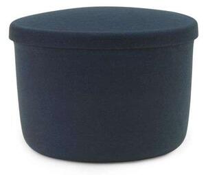 Normann CopenhagenNormann Copenhagen - Hide Storage Pouf Small Steel Blue Normann Copenhagen