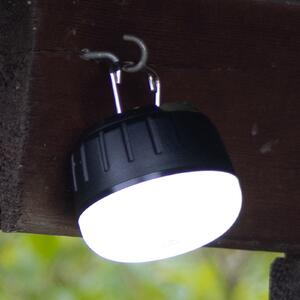 FH Lighting LED-akumulatorska zunanja svetilka 850948, črna/bela, Ø 7 cm, plastika, zatemnjen, Črna, Plastika, Sodobni