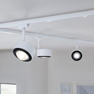 Paulmann URail LED-Spot Aldan, 3.000K, signalno bela, zatemnjen, Bela, Dnevna soba / jedilnica, Kovina, Sodobni