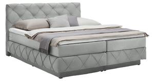 Premium Living Postelja Boxspring Cordoba, Svetlo Siva, 160x200