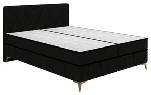 Mömax Postelja Z Vzmetnico Silla, Črna, 160x200