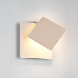 Trio Lighting LED stenska svetilka Mio, bež barva, širina 18 cm, kovina, Bež, Dnevna soba / jedilnica, Kovina, Sodobni