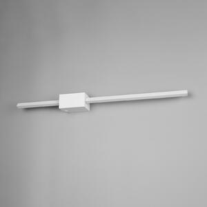 Trio Lighting LED stenska svetilka Cassino, bela mat, širina 70 cm, kovina, zatemnjen, Bela, Dnevna soba / jedilnica, Kovina, Sodobni