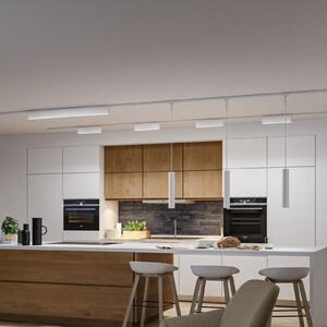 Paulmann URail LED svetlobna letev Ceris, 4000K, aluminij, z možnostjo, zatemnjen, Bela, Dnevna soba / jedilnica, Aluminij, Sodobni