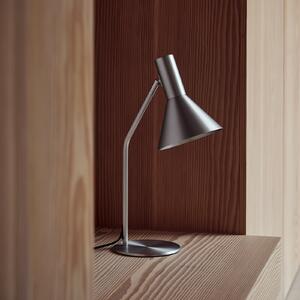 FRANDSEN namizna svetilka Lyss, aluminijasta barva, kovina, 50 cm, E27, Kovinska, Dnevna soba / jedilnica, Aluminij, Dizajn