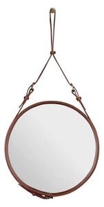 GUBIGUBI - Adnet Wall Mirror Circular Ø45 Tan Usnje GUBI