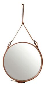 GUBIGUBI - Adnet Wall Mirror Circular Ø58 Tan Usnje GUBI