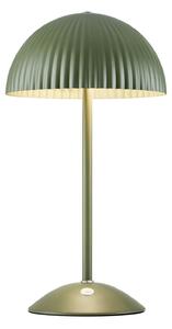 Markslöjd Namizna svetilka Zin, zelena, železo, višina 35,5 cm, G9, Zelena, Dnevna soba / jedilnica, Kovina