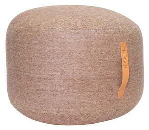 HübschHübsch - Mochi Pouf Ø50 Brown Hübsch